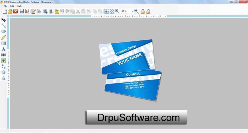 Screenshot of Business Card Maker 7.3.0.1