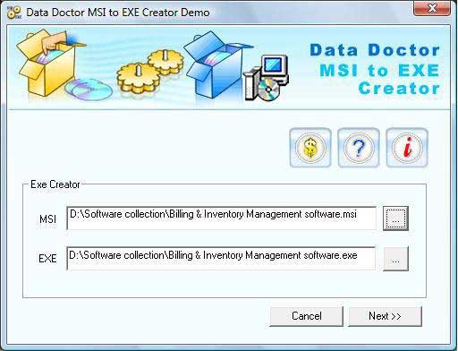 MSI Conversion Freeware screen shot