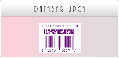 Databar UPCA Fonts