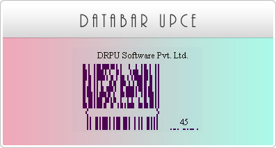 Databar UPCE Fonts