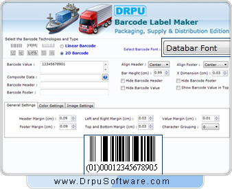 DRPU Barcode Software for Packaging and Supply Distribution Industry