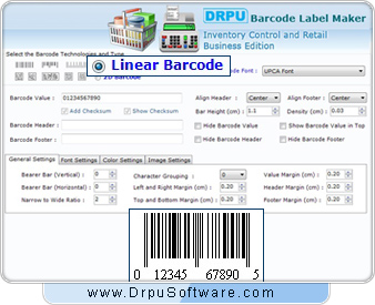 DRPU Barcode Software for Inventory Control and Retail Business