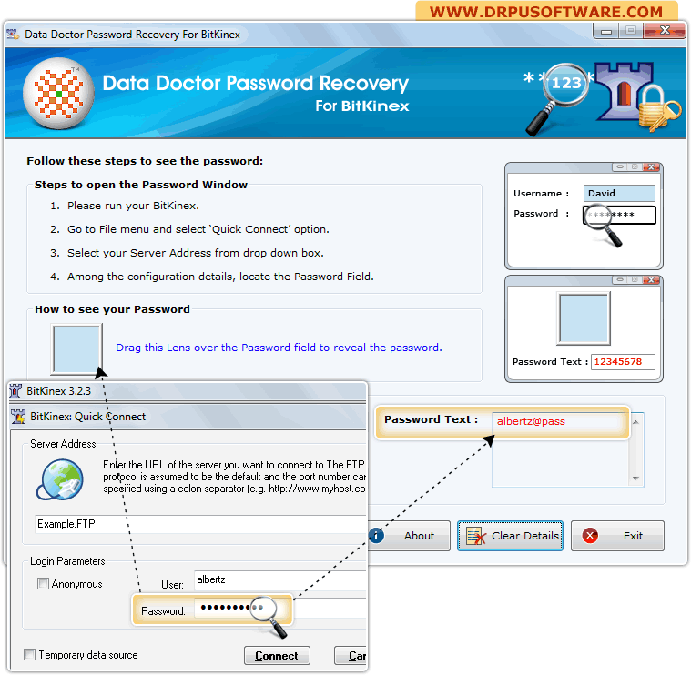 Password Recovery Software For BitKinex