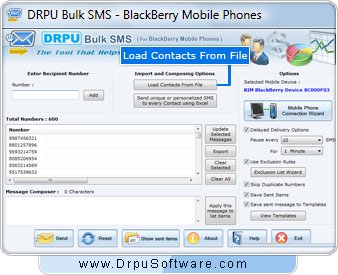 BlackBerry Mobile SMS Software