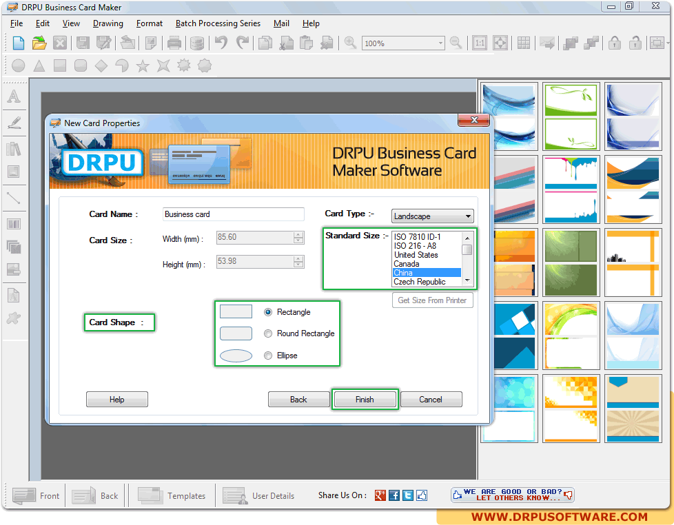 bussiness card maker