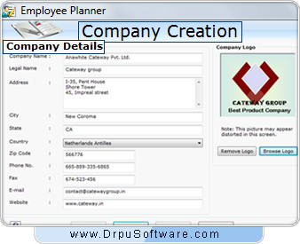 DRPU - Employee Planner Software