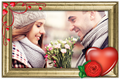 Love and Romantic Photo Frame
