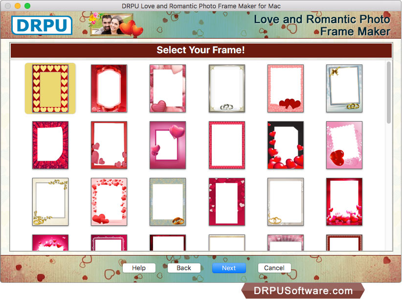 Love and Romantic Photo Frame Maker 