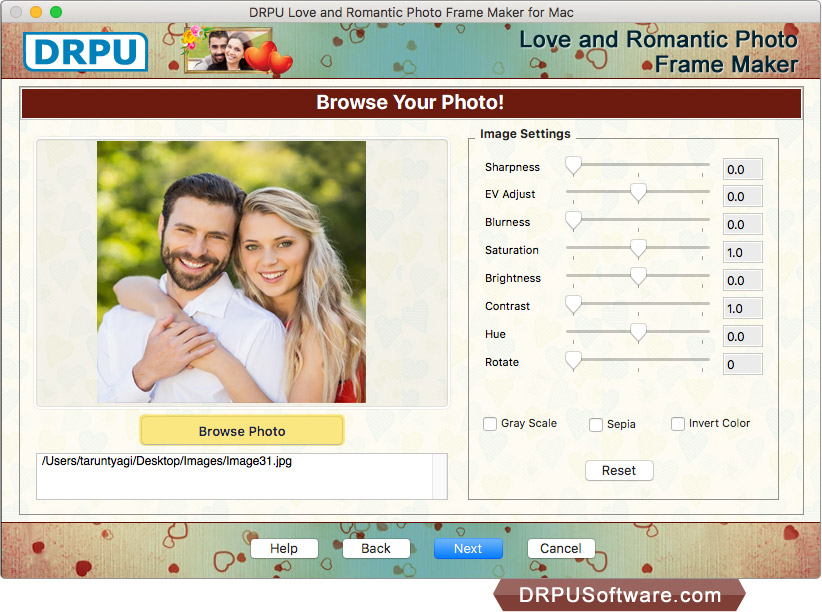 Love and Romantic Photo Frame Maker 