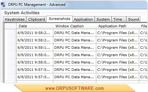 Screenshot of Keystroke Recorder Free