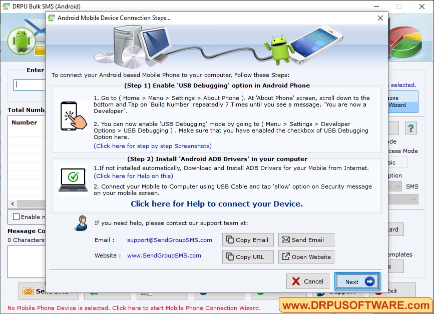 Bulk SMS – Android Mobile Phones