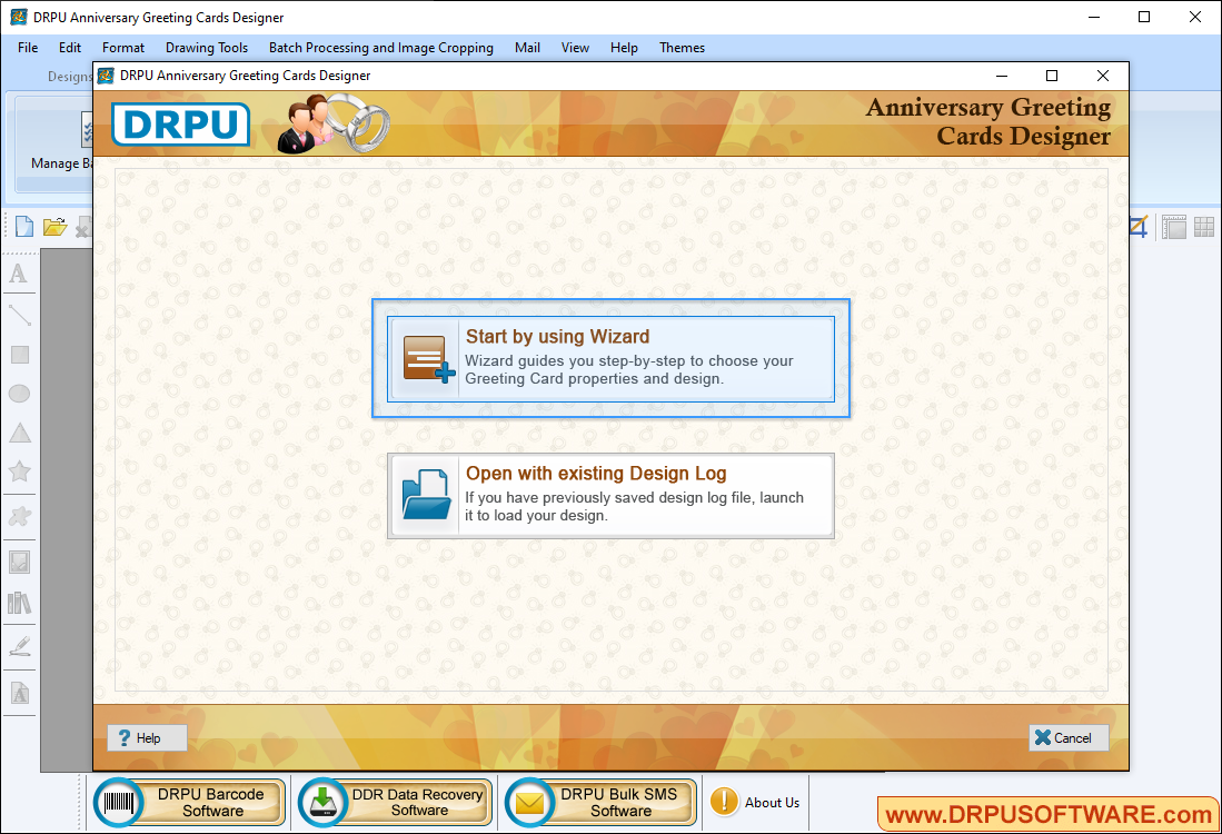 Start by using Wizard