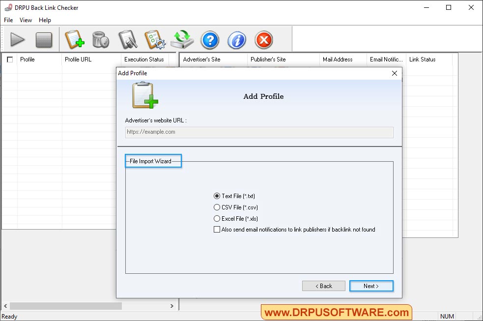 DRPU Backlink Checker