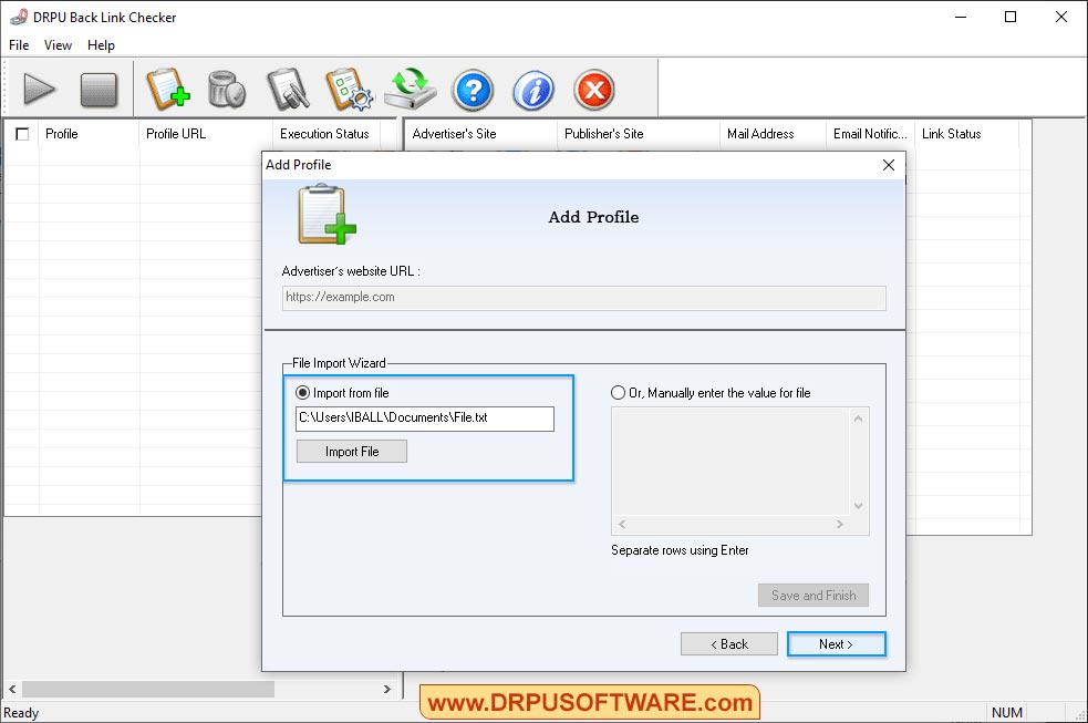 DRPU Backlink Checker