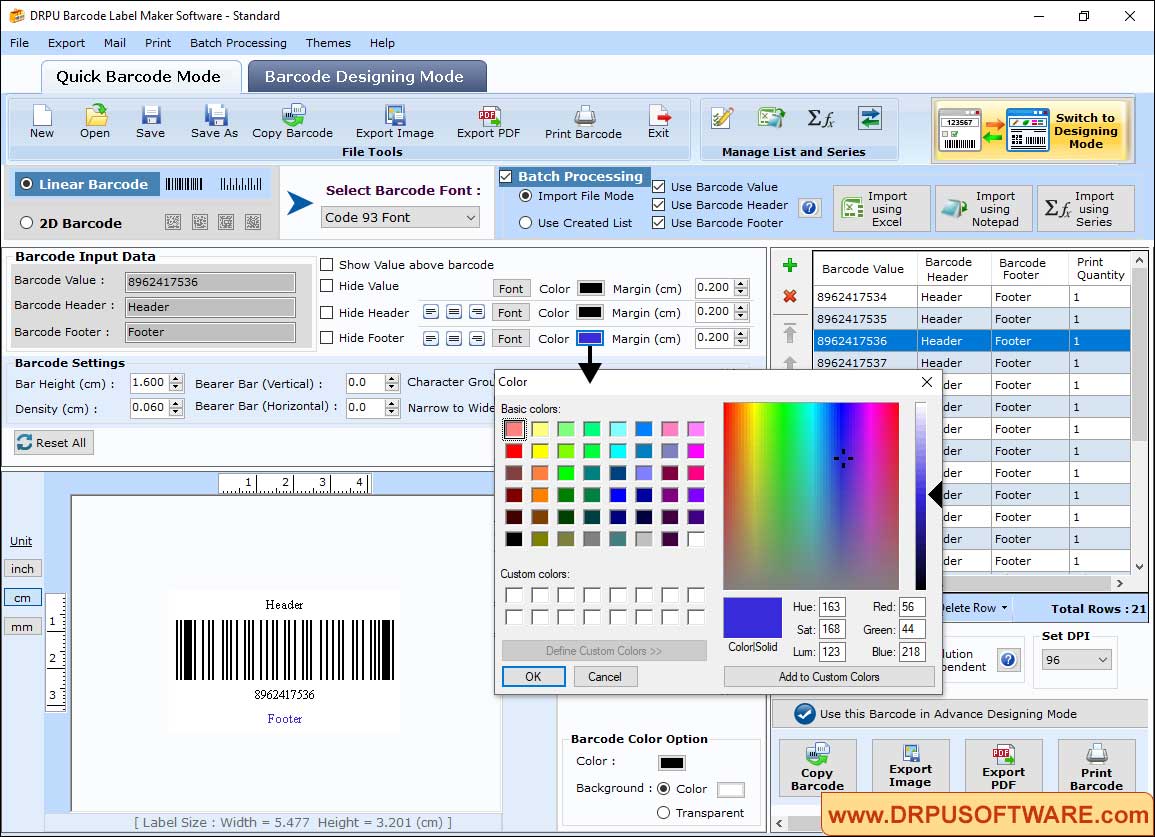 DRPU Barcode Label Maker Software