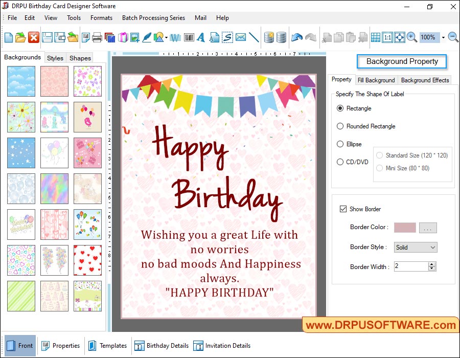 Birthday Card Designer Software