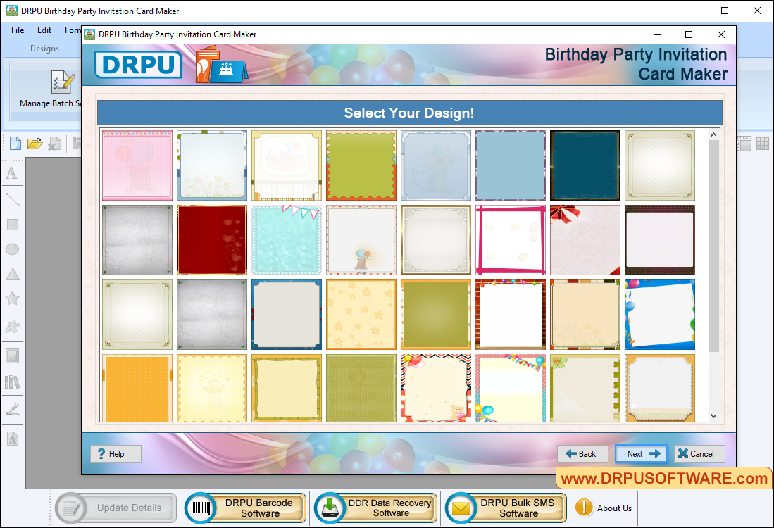 Birthday Invitation Card