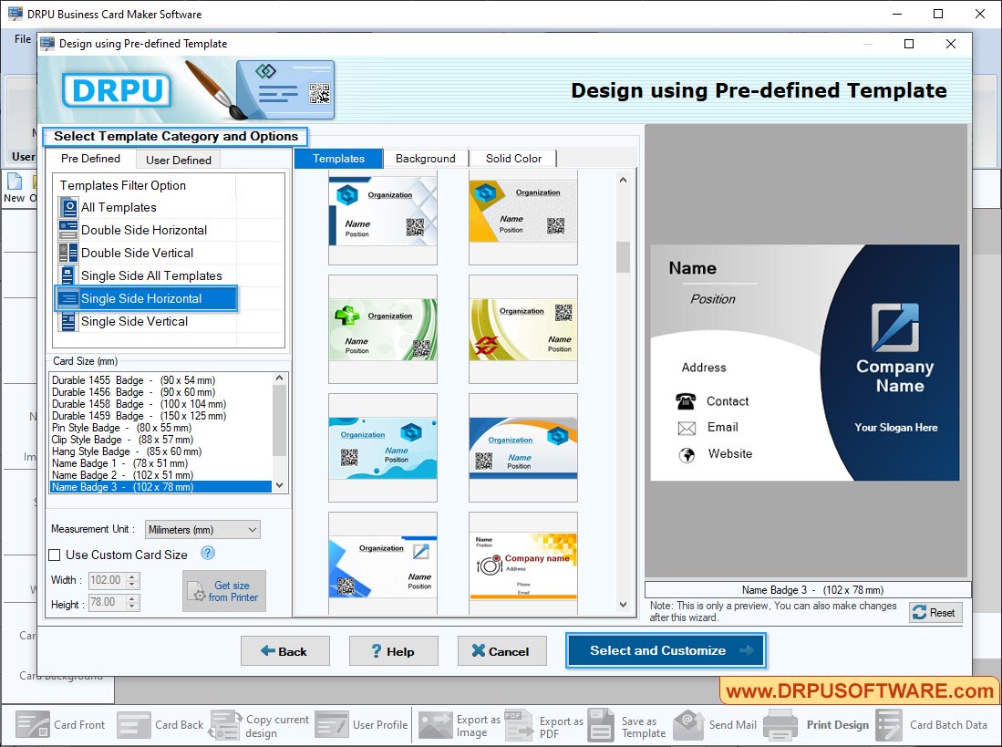 Business Card Maker Software