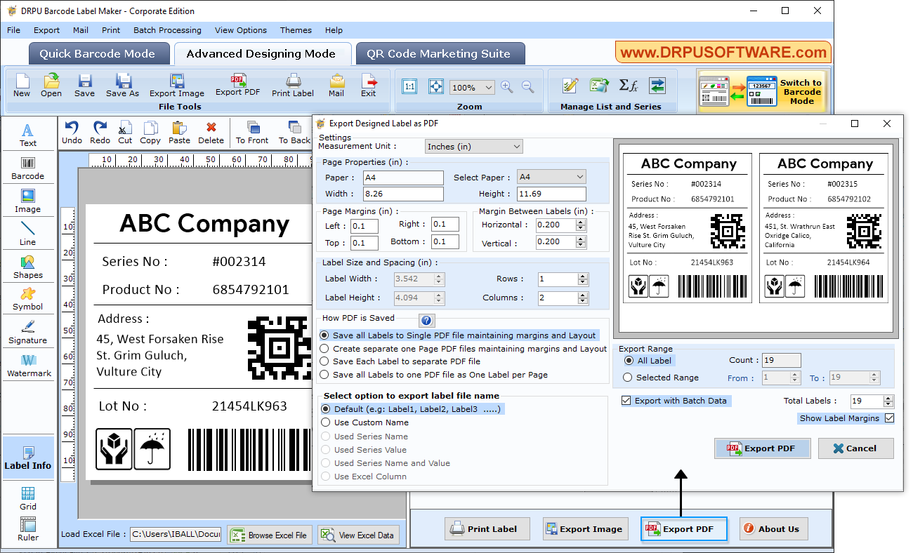 DRPU Barcode Label Maker Software - Corporate Edition