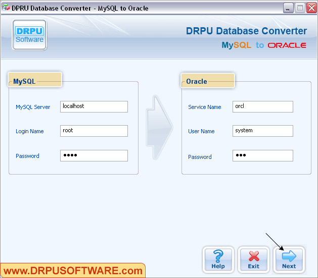 Database Converter – MySQL to Oracle