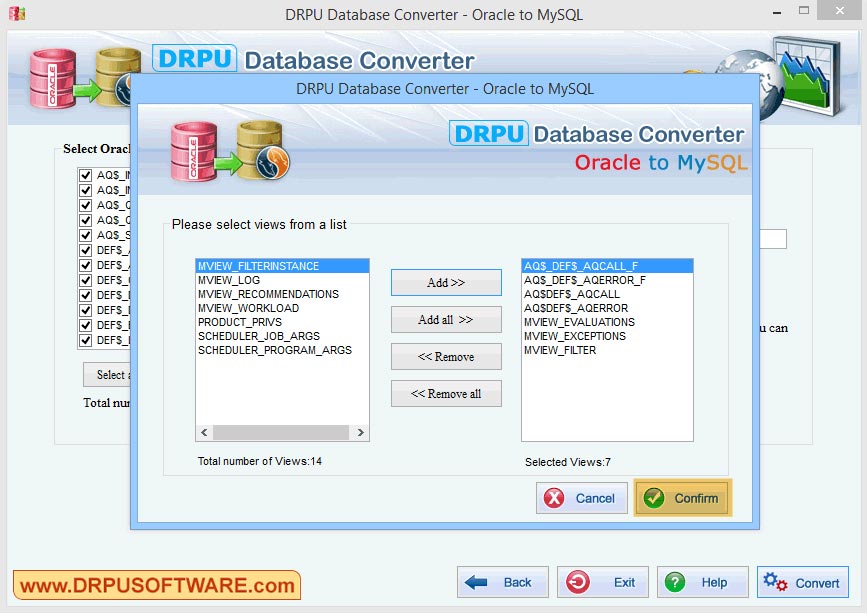 Database Converter – Oracle to MySQL
