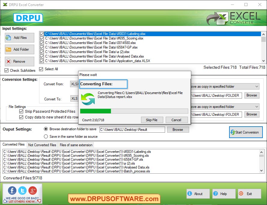 DRPU Excel Converter