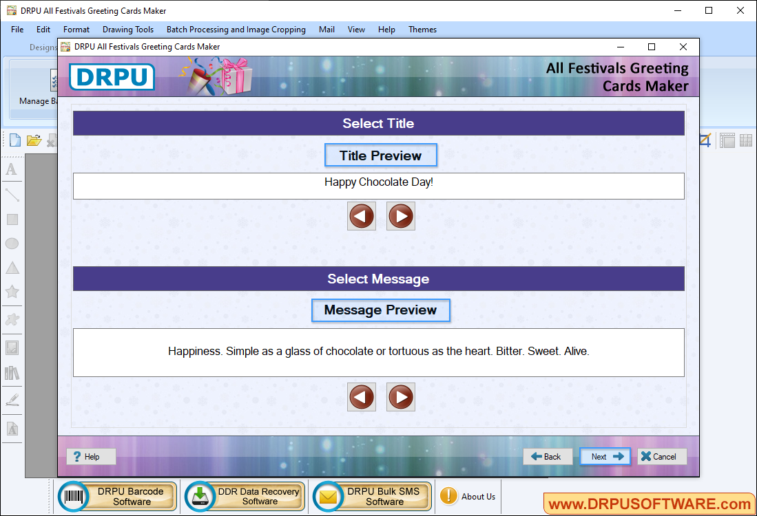 Festivals Greeting Cards Maker