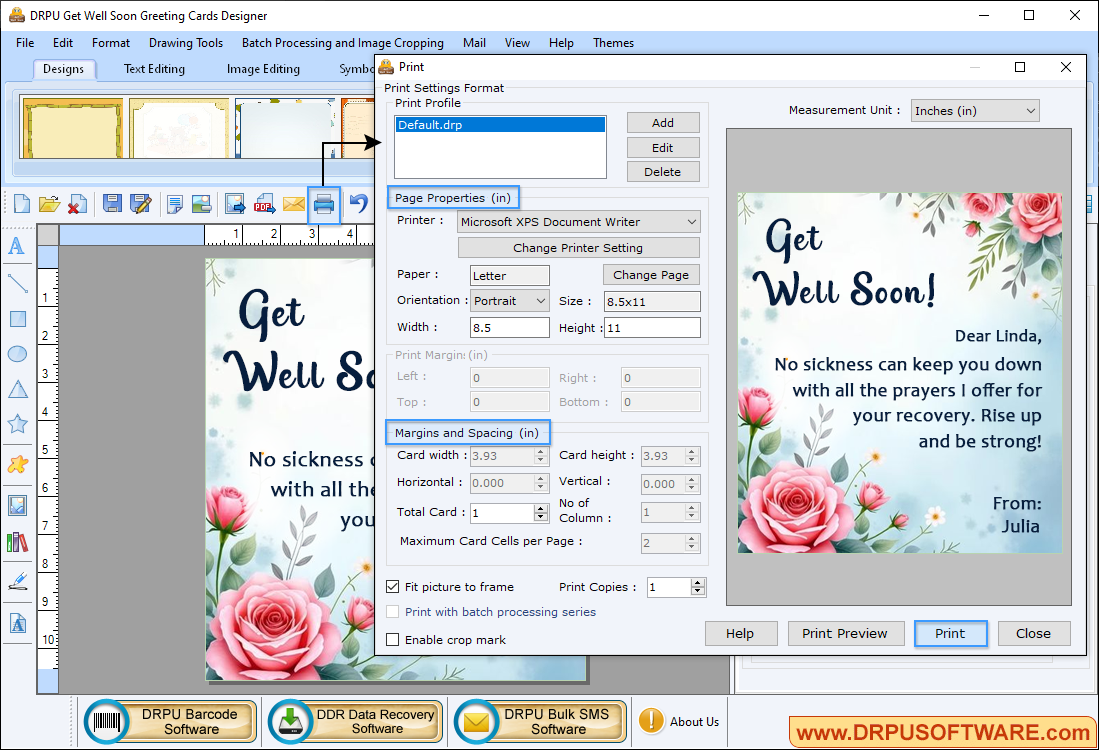 Get Well Soon Greeting Cards