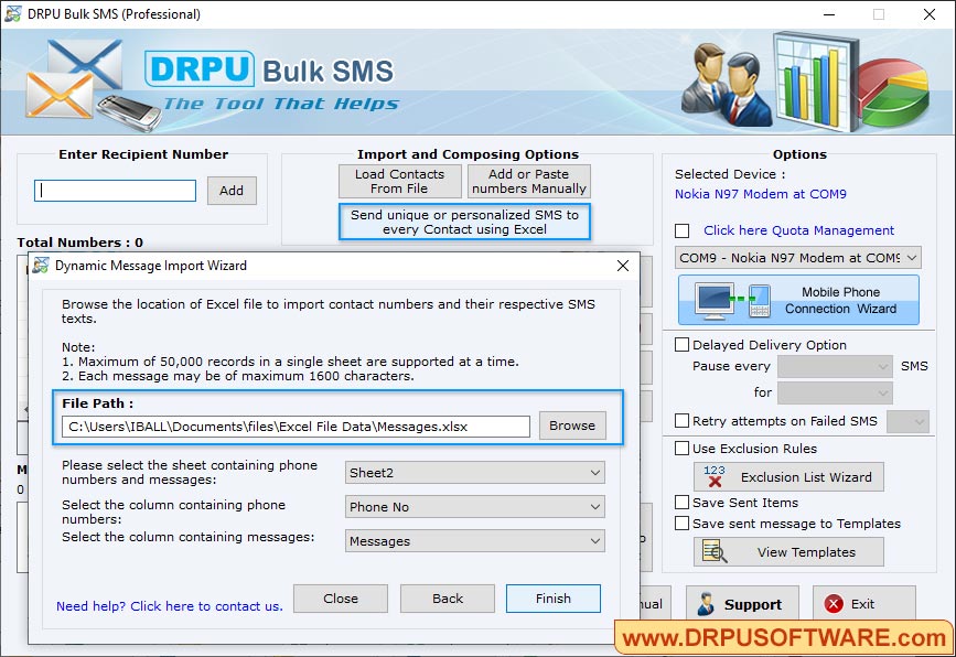 Bulk SMS – GSM Software
