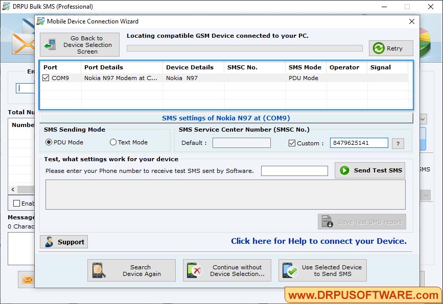 Bulk SMS – GSM Software