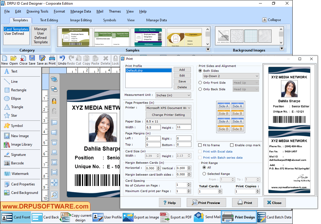 DRPU ID Cards Maker (Corporate Edition)