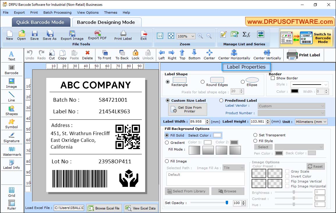Barcode Software for Industrial Business