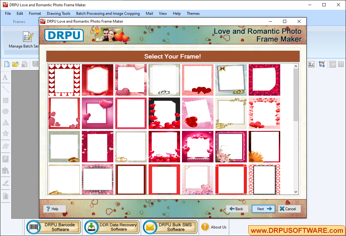 Love and Romantic Photo Frame Maker 