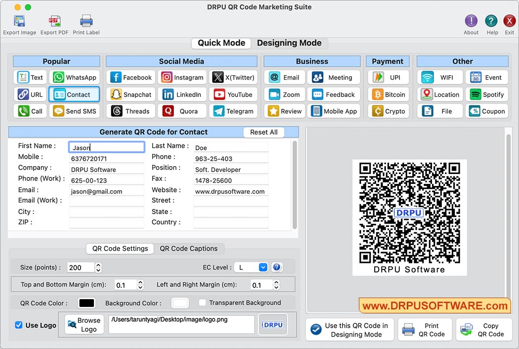 QR Code Marketing Suite