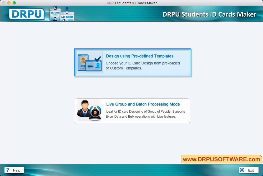 Students ID Cards Maker for Mac