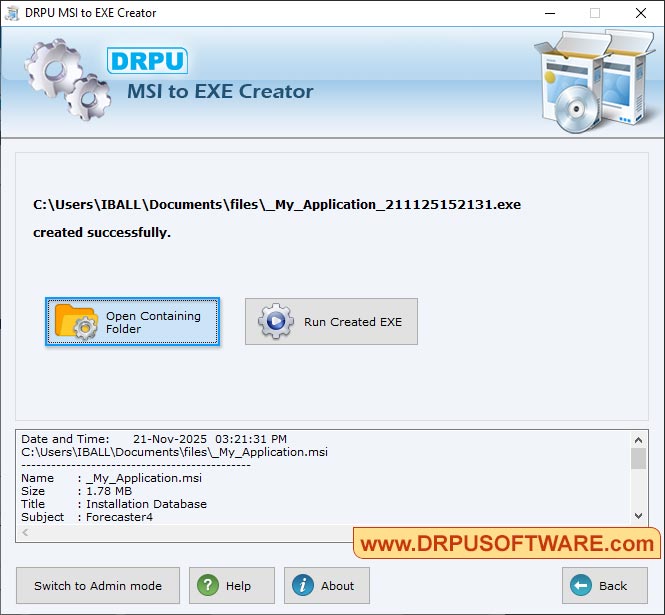 MSI to EXE Creator Software