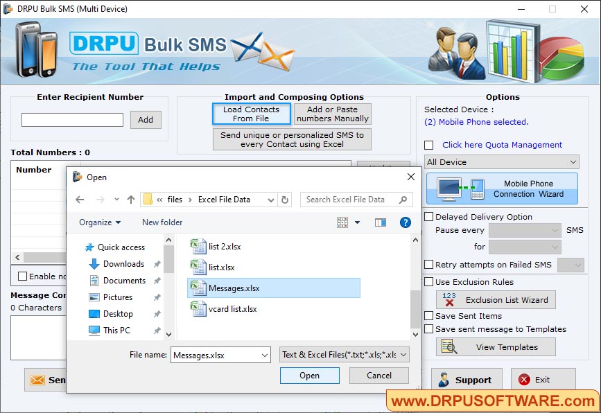 Bulk SMS for Multi device Software