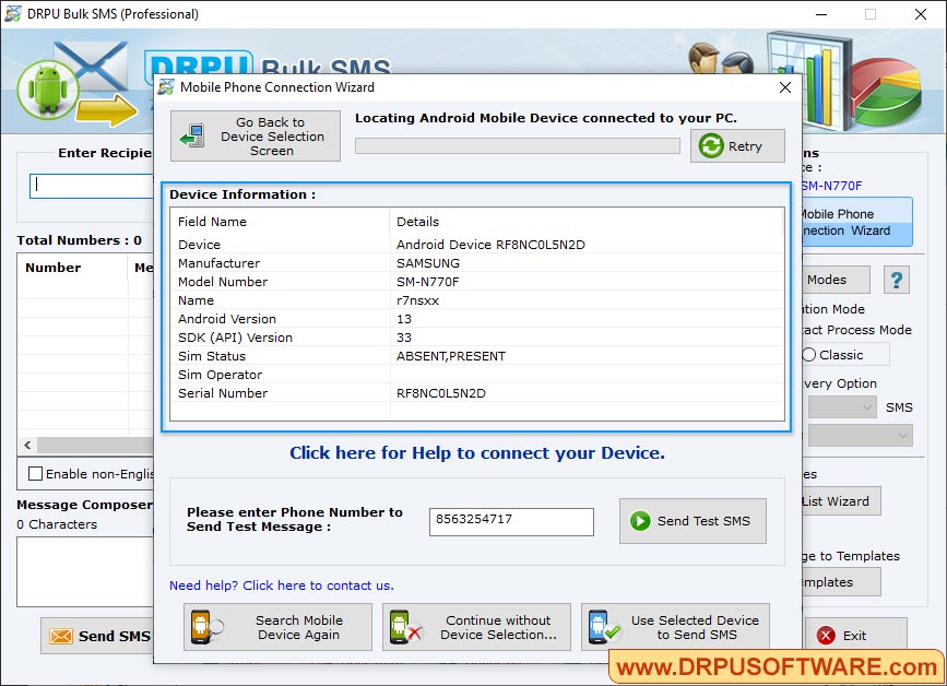 Bulk SMS – Professional Software