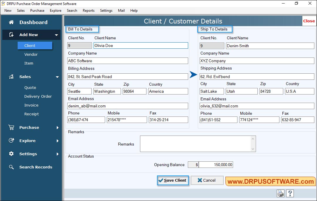 DRPU Purchase Order Management Software