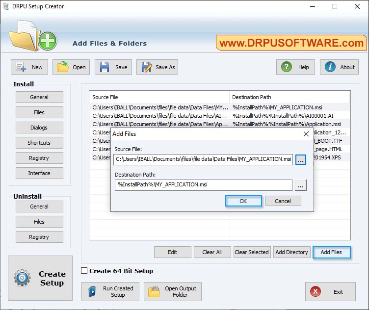 Setup Installer Software Screenshots