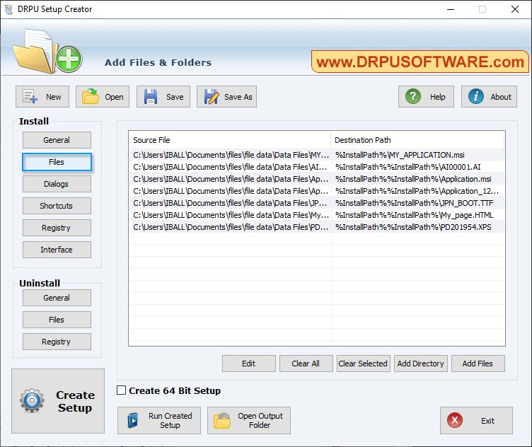 Setup Installer Software Screenshots