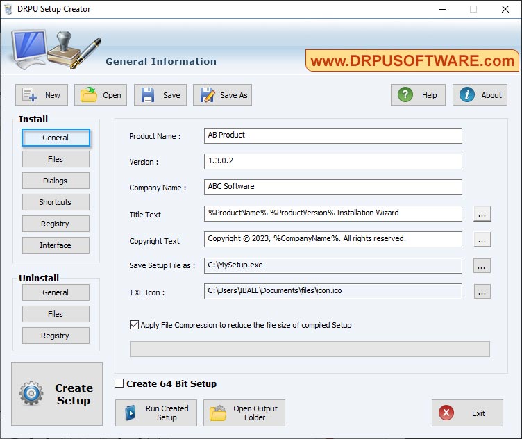 Setup Installer Software Screenshots