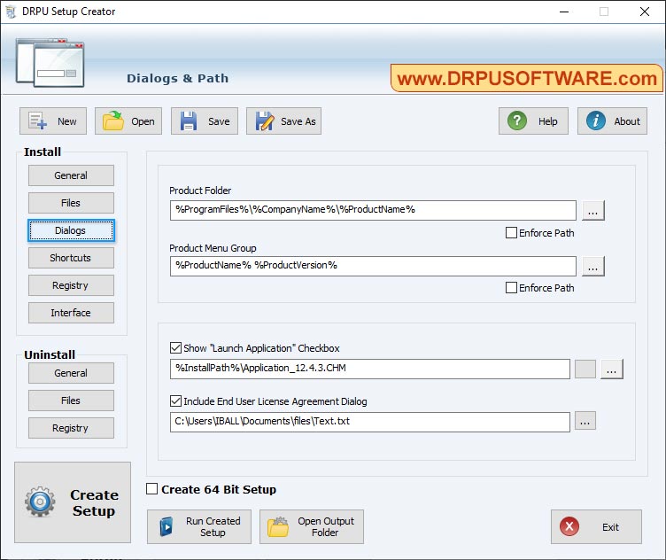  Setup Creator Software