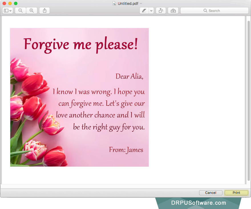 Sorry Cards & Greetings Maker