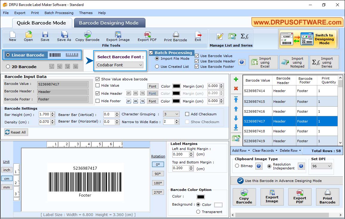 Barcode Label Maker Software