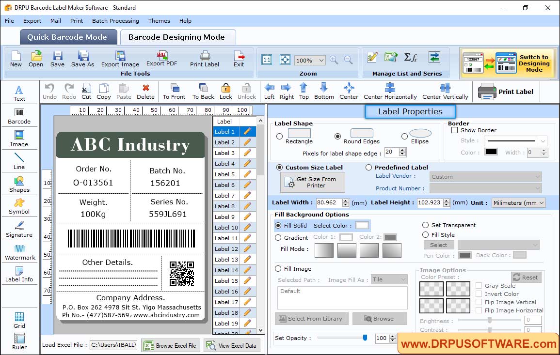 DRPU Barcode Label Maker Software