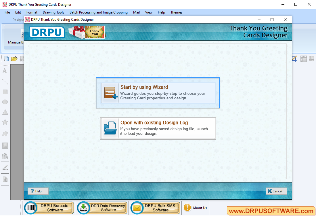 Start by using Wizard