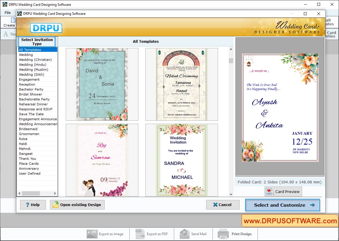  Wedding Card Designer