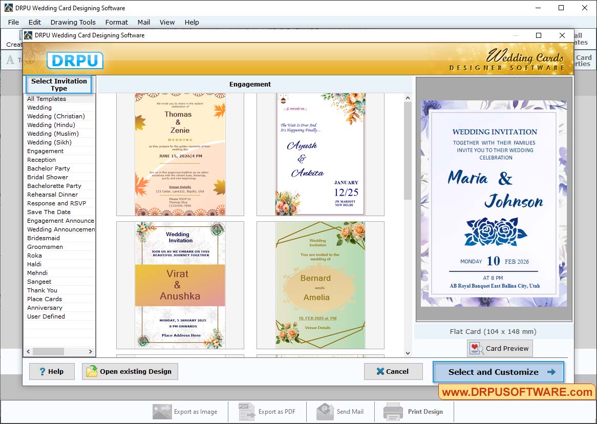 Wedding Card Designer Software