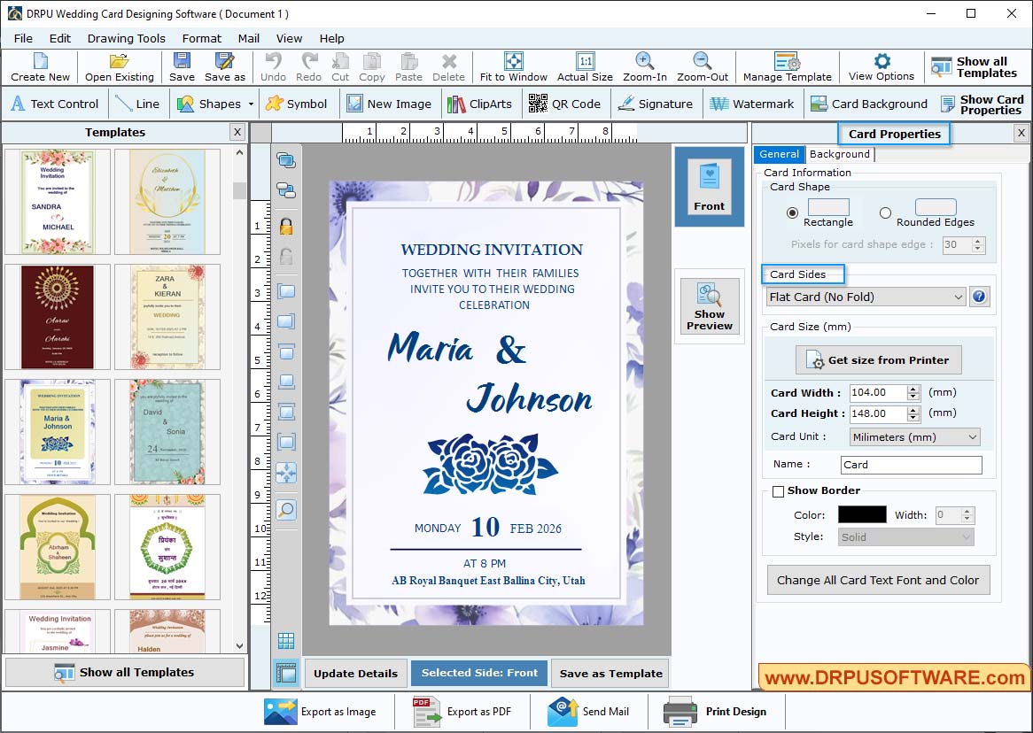 Wedding Card Designer Software